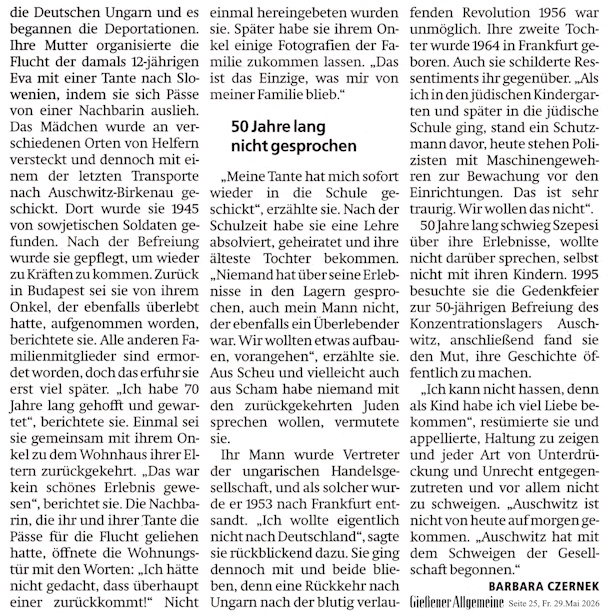 2026-05-29 GiAllgZ_S25 Es hat mit Schweigen begonnen - 3-spaltig - Teil 2 von 2